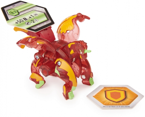 Figurina bila Bakugan S2 Ultra Pegatrix cu echipament Baku-gear Spin Master