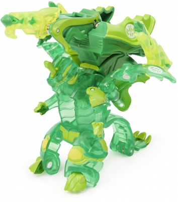 Figurina bila Bakugan S2 Ultra Dragonoid cu echipament Baku-gear Ventornado Spin Master