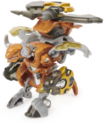Figurina bila Bakugan S2 Ultra Eenoch cu echipament Baku-gear Bakufuser Spin Master