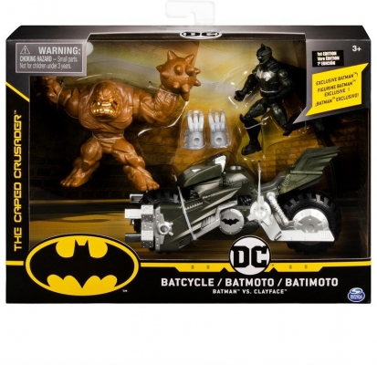 Set motocicleta cu 2 figurine Batman incluse Spin Master