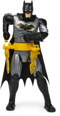 Figurina Batman Deluxe cu accesorii si fraze in limba engleza, 29 cm, Spin Master