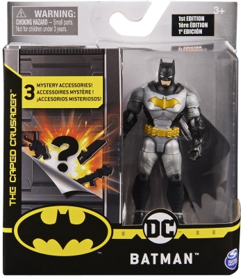 Figurina Batman articulata, 10 cm, cu accesorii surpriza Spin Master