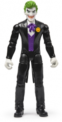 Figurina Joker articulata, 10 cm, cu 3 accesorii surpriza Spin Master