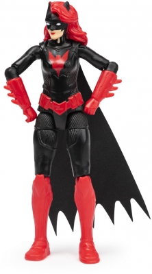 Figurina Batwoman flexibila, 10 cm, cu 3 accesorii surpriza Spin Master