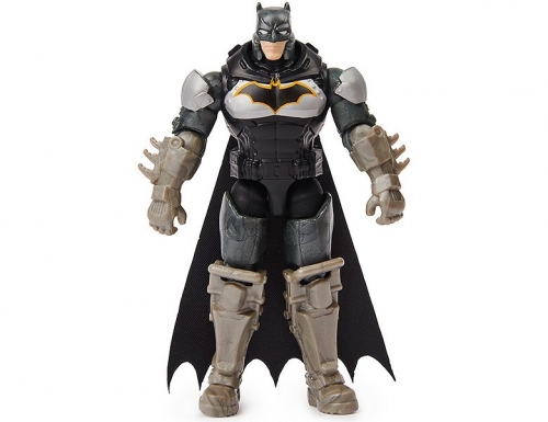 Figurina Batman costum cu super armura, 10 cm, cu 3 accesorii surpriza Spin Master
