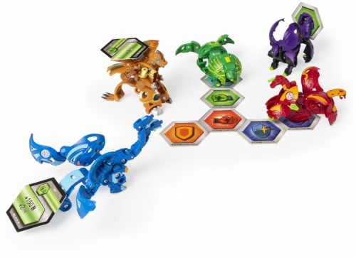 Set de lupta cu figurine Bakugan S2 UltraHydorous Si Nillious cu Baku-gear Spin Master
