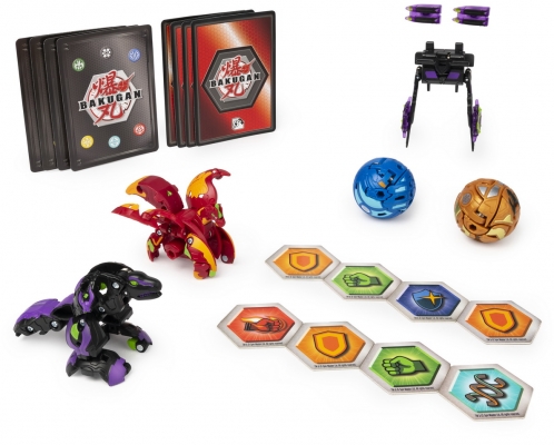Set de lupta cu figurine Bakugan S2 Ultra  Pegatrix si Trox cu Baku-gear Spin Master