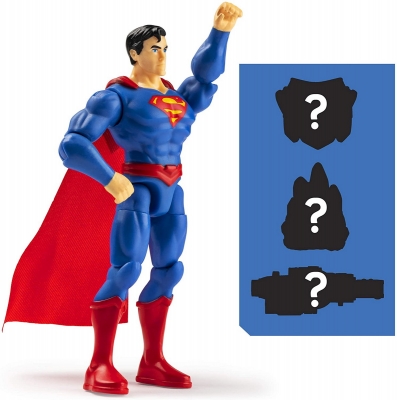 Figurina Superman, 10 cm, cu accesorii surpriza Spin Master