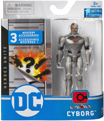 Figurina Cyborg flexibila, 10 cm, cu accesorii Spin Master
