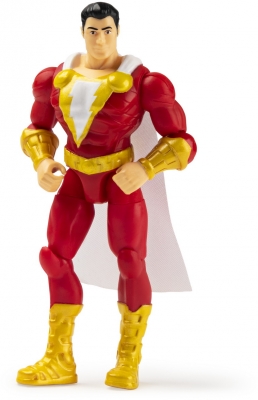 Figurina Shazam flexibila, 10 cm, cu accesorii surpriza Spin Master