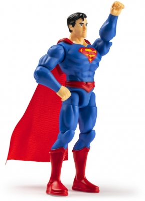 Figurina Superman, 11 puncte mobile, 10 cm, Spin Master