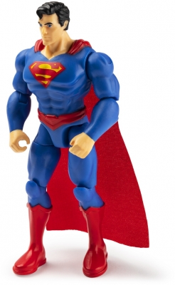 Figurina Superman, 11 puncte mobile, 10 cm, Spin Master