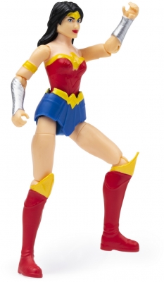 Figurina Wonder Woman flexibila, 10 cm, cu 3 accesorii Spin Master