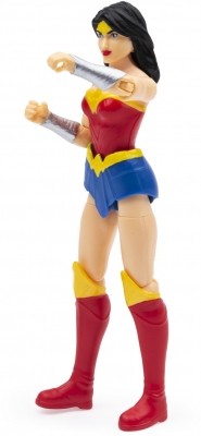 Figurina Wonder Woman flexibila, 10 cm, cu 3 accesorii Spin Master