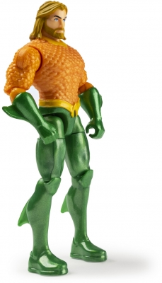 SET 2 FIGURINE ARTICULATE AQUAMAN SI BLACK MANTA CU 6 ACCESORII SPIN MASTER