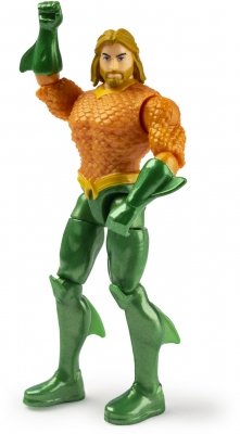SET 2 FIGURINE ARTICULATE AQUAMAN SI BLACK MANTA CU 6 ACCESORII SPIN MASTER