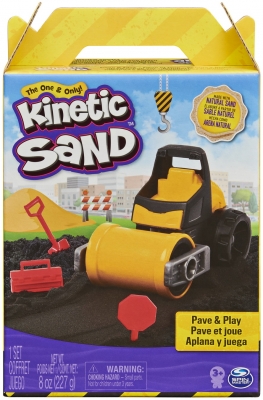 Set nisip kinetic, constructii asfalteaza si niveleaza Spin Master