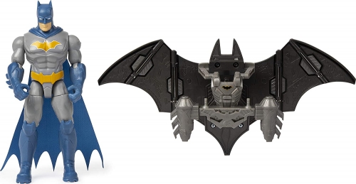 Figurina Batman Mega Gear, cu 11 puncte de articulatie, 31 cm, Spin Master