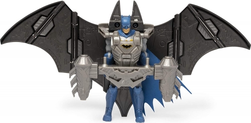 Figurina Batman Mega Gear, cu 11 puncte de articulatie, 31 cm, Spin Master