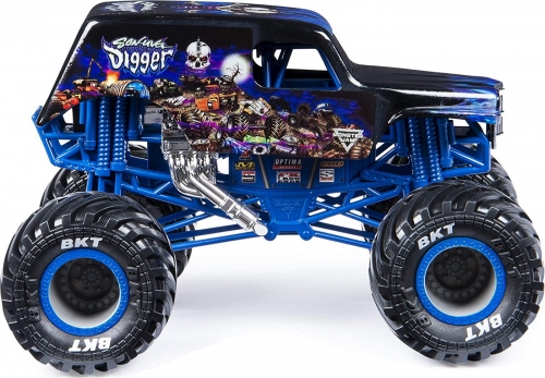 Masina de jucarie Macheta Metalica, scara 1 la 24, Son-uva Digger Monster Jam Spin Master