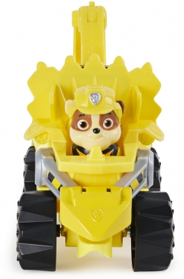 PATRULA CATELUSILOR SET VEHICUL CU CATELUS RUBBLE SI FIGURINA DINO SURPRIZA SPIN MASTER