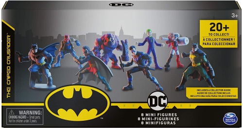 Set minifigurine Eroi Batman, 5 cm, 8 buc/set Spin Master