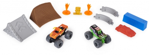 Set de joaca masina de jucarie El Toro Loco si Groparul Monster Jam Spin Master