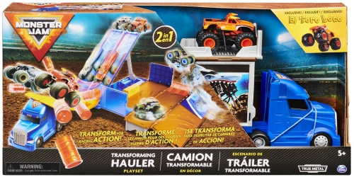 Masina de jucarie Camionul Convertibil set de joaca In arena Monster Jam Spin Master