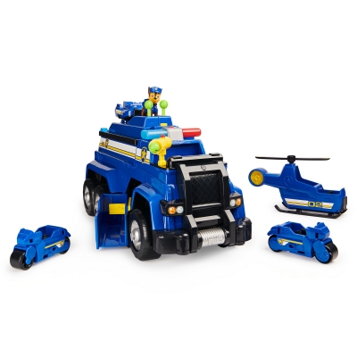 Set de joaca Ultimate Police Cruiser 5 in 1 cu figurina Chase Patrula Catelusilor Spin Master