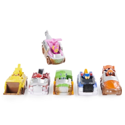 PATRULA CATELUSILOR SET 6 MASINUTE METALICE OFF ROAD EDITION SPIN MASTER
