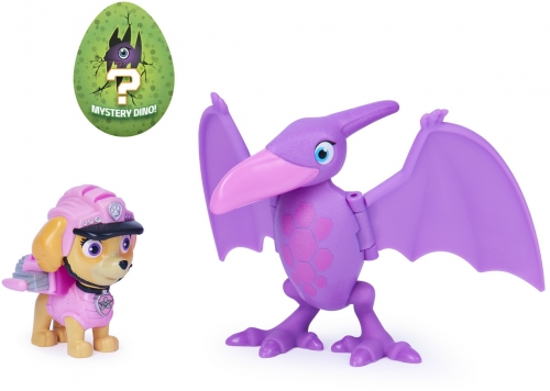 PATRULA CATELUSILOR SET FIGURINA CATELUSA SKYE SI DINOZAUR PTEROZAUR SPIN MASTER