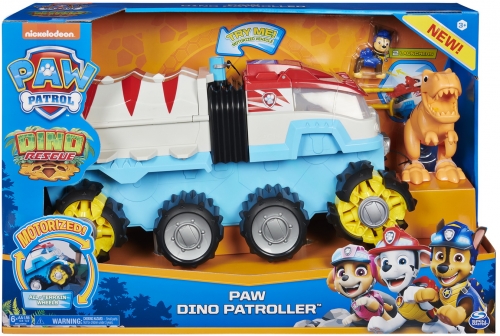 PATRULA CATELUSILOR VEHICUL DE PATRULARE DINO PATROLLER MOTORIZAT SPIN MASTER