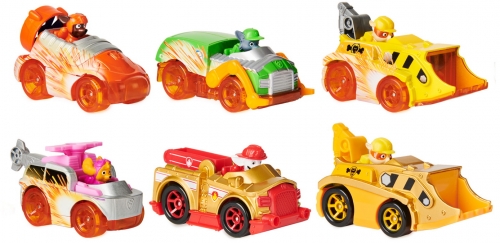 PATRULA CATELUSILOR SET 6 MASINUTE METALICE SPARK EDITION SPIN MASTER