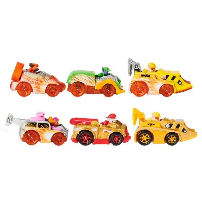 PATRULA CATELUSILOR SET 6 MASINUTE METALICE SPARK EDITION SPIN MASTER