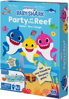 Joc de societate Baby Shark, Petrecere la recif, Spin Master