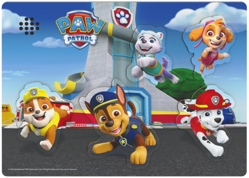 PATRULA CATELUSILOR PUZZLE DIN LEMN CU SUNETE SI FORME SPIN MASTER