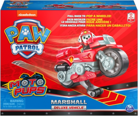 PATRULA CATELUSILOR MOTOCICLETA CU FIGURINA MARSHALL SPIN MASTER