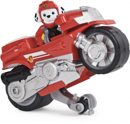 PATRULA CATELUSILOR MOTOCICLETA CU FIGURINA MARSHALL SPIN MASTER