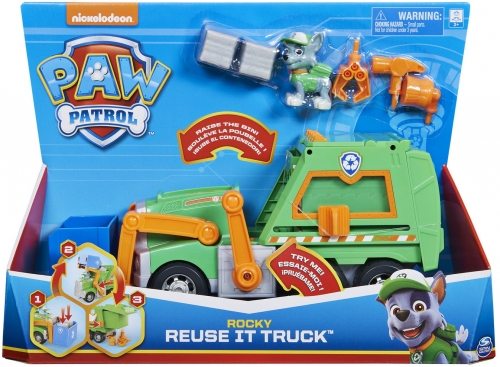 PATRULA CATELUSILOR MASINA DE RECICLARE A LUI ROCKY SPIN MASTER