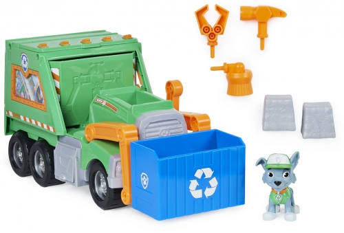 PATRULA CATELUSILOR MASINA DE RECICLARE A LUI ROCKY SPIN MASTER