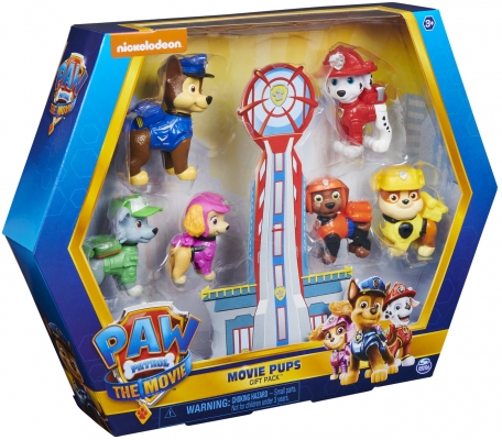 PATRULA CATELUSILOR PACHET CADOU CU 6 FIGURINE SPIN MASTER