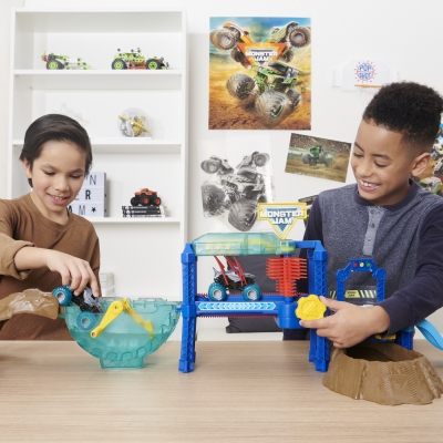 Set de joaca Spalatorie Auto Monster Jam Spin Master
