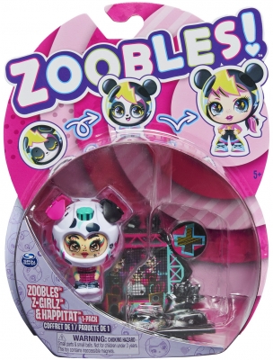 ZOOBLES Z-GIRLZ FIGURINA DE TRANSFORMARE FETITA CATELUSA SPIN MASTER