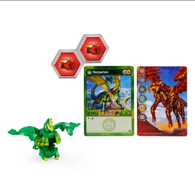 Figurina bila Bakugan S3 Geogan Harperion Spin Master