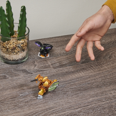 Figurina Bakugan S3 Starter Pack Ferascal Ultra, Nillious Sharktar 3 buc/set Spin Master