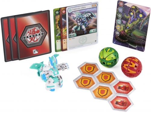 Figurina Bakugan S3 Starter Pack Demorc Ultra, Crustillion si Pincitaur 3 buc/set Spin Master