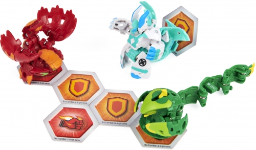 Figurina Bakugan S3 Starter Pack Demorc Ultra, Crustillion si Pincitaur 3 buc/set Spin Master