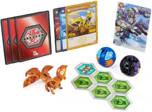 Figurina Bakugan S3 Starter Pack Fenneca Ultra, Spartillion si Falcron 3 buc/set Spin Master