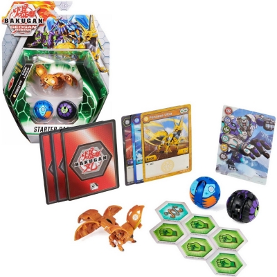 Figurina Bakugan S3 Starter Pack Fenneca Ultra, Spartillion si Falcron 3 buc/set Spin Master