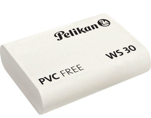 Radiera WS 30 cotton, plastic, alb, fara ftalat, Pelikan